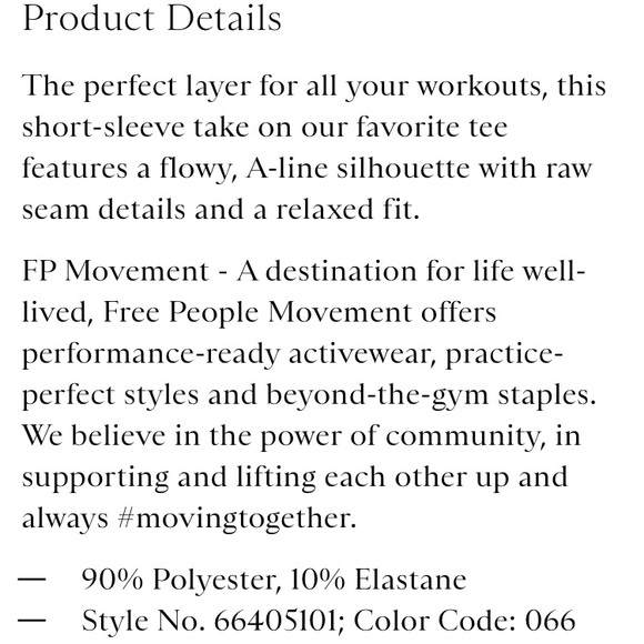 NEW Free people mouvement breezy tempo  top Size L - Picture 16 of 17